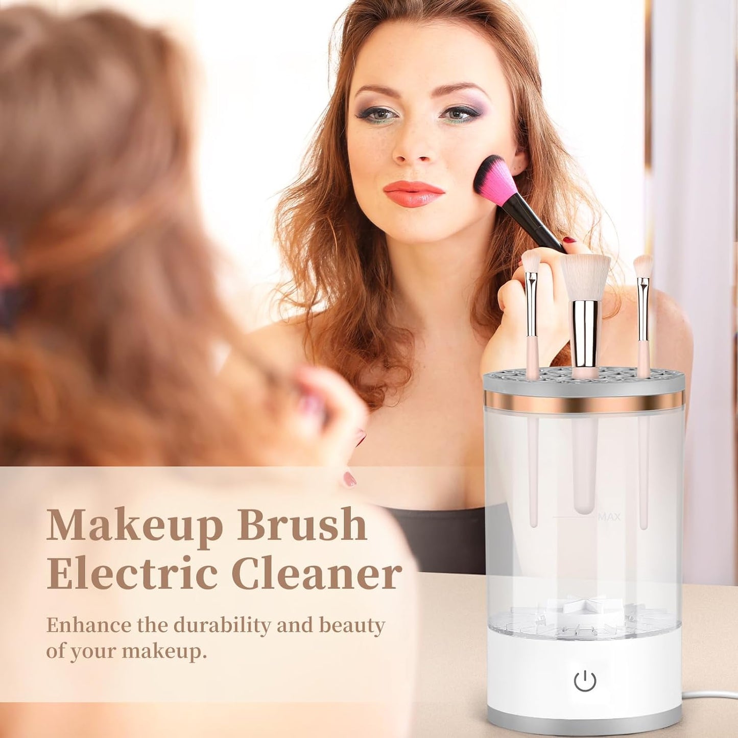 Automatisk Borstrengörare för makeup
