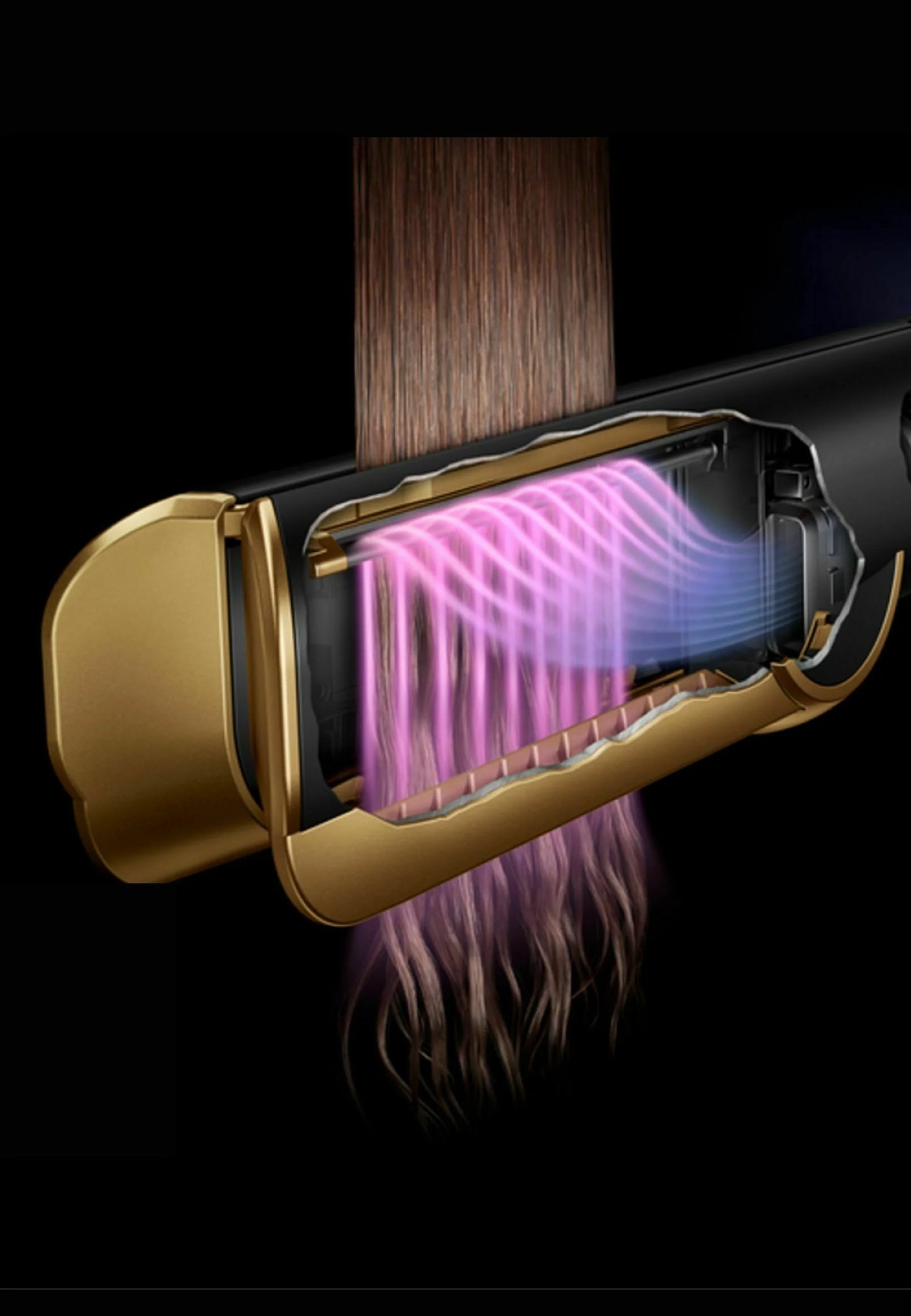Dyson Airstrait™ Hårstylingsverktyg Onyxguld